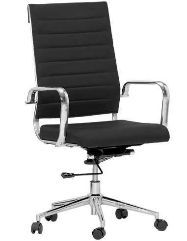 Silla de oficina - Chrome metal - asiento...