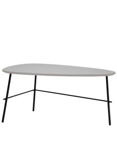 Table - Pinted metal - Pinted MDF top - cm 130 x 57 x 40,5 h 2