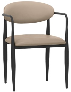 Sedia - Metallo verniciato - Seduta e schienale imbottiti... 2