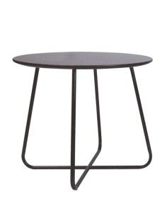 Tabla - Metal pintado - MDF superior -  cm 60 Ø x 53,5 h 2