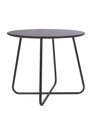 Tabla - Metal pintado - MDF superior -  cm 60 Ø...