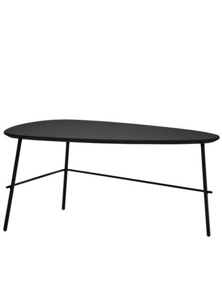 Tavolino - Metallo verniciato - Piano MDF verniciato - cm 130 x 57 x 40,5 h