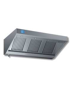Snack hood with motor - Depth 70 - From 100 to 300 cm - Made of steel AISI 430 - Spotlights