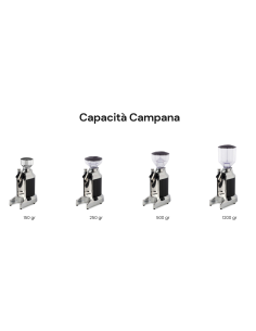 Macinacaffè drogheria con campana da 1200 g per 8 kg al giorno 2