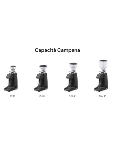 Molinillo de café táctil con campana 1200 gr...