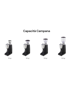 Macinacaffè elettronico con campana 1200 g per 6 kg al giorno 2