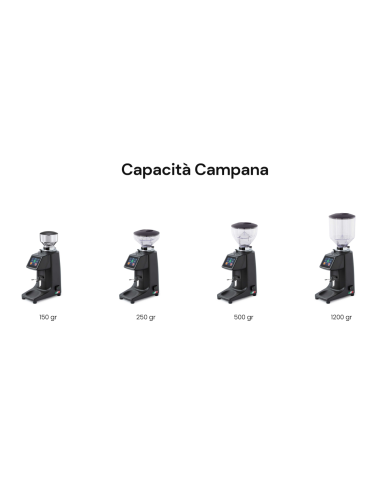 Molinillo de café Touch plus con campana 1200...