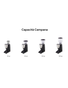 Timed coffee grinder with bell 1200 gr for 3.5 kg per day 2