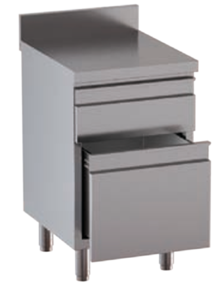 Cassettiera - Alzatina - Cassetto - Bottigliera - Profundidad 60 - cm 50 x 60 x 85 h