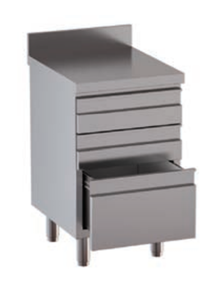 Cassettiera - Alzatina - N. 2 cassetti - N.1 cassettone - cm 50 x 70 x 85 h