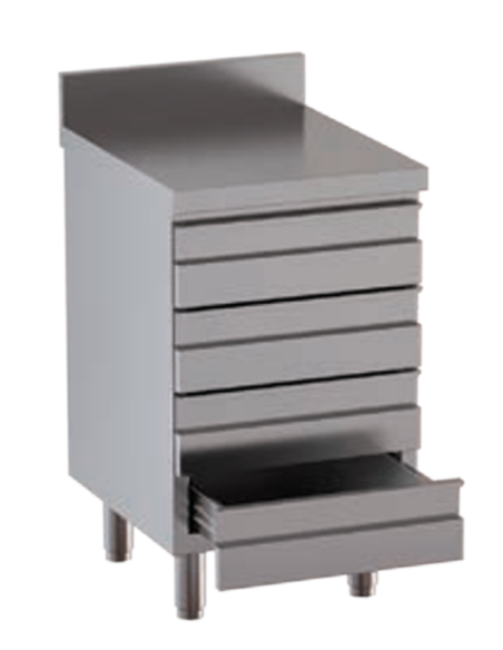 Cassettiera - Alzatina - N.4 drawers - depth 60 - cm 50 x 60 x 85