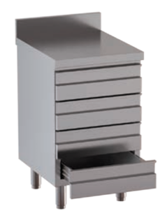 Cassettiera - Alzatina - N.4 drawers - depth 60 - cm 50 x...