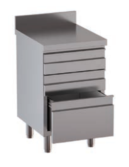 Cassettiera - Alzatina - N. 2 drawers - N.1 drawer - cm 50 x 70 x 85 h