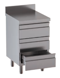 Cassettiera - Alzatina - N.3 drawers - 70 depth - cm 50 x... 2