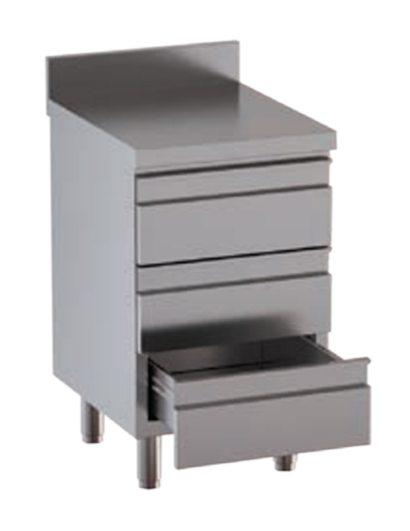 Cassettiera - Alzatina - N.3 drawers - 70 depth - cm 50 x 70 x 85