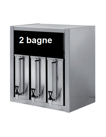 Portavasos - N.2 bagne - Dimensiones cm 40 x 40 x 66 h