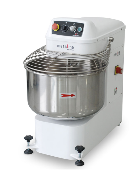 Spiral kneading machine - Capacity kg 30 / liter 40 - cm 45.5 x 82.5 x 87.4 h