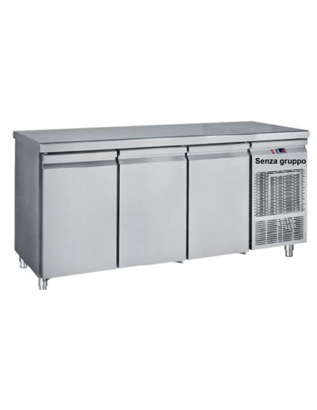 Refrigerated table - Without group - No. 3 doors - cm 170 x 60 x 89h
