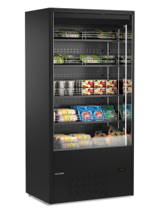 Wall display - Temperature 0° + 4°C - Ceiling - Color black - Night series - Cm 98.5 x 64 x 198.1 h
