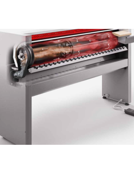 Stiratrice con Rullo cm 140 - Ø cm 25 -  cm 161 x 39.5 x 107 h