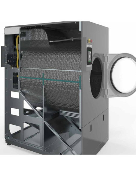 Rotary dryer - Capacity 32 kg ÷ 40 ÷ 44 - Three-phase - cm 114 x 159 x 195 h