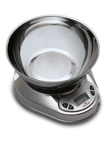 Bilancia -Piatto in acciaio inox Ø cm 20x6 -...