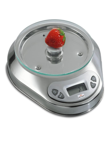 Libra - Glass plate Ø cm 15 - Max kg capacity 5...
