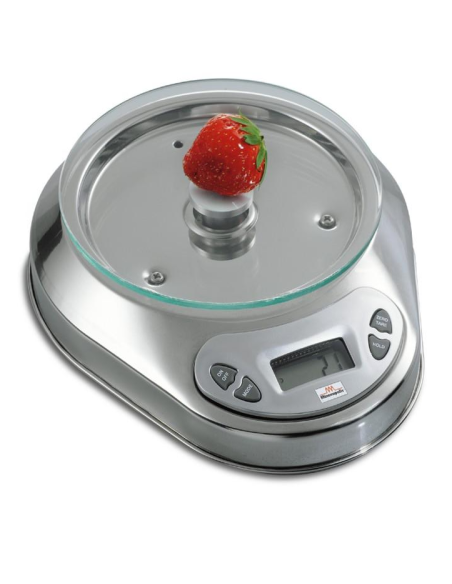 Libra - Plato de vidrio Ø cm 15 - Capacidad máxima de kg 5 - cm 23x19x5h