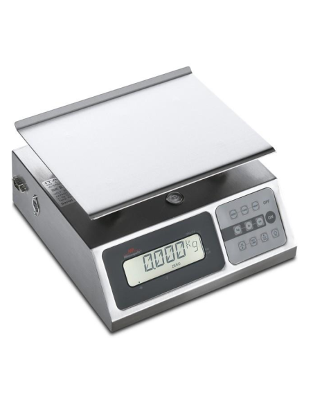 Bilancia -  Portata max. kg 40 - Indicazione 5/10 gr. - cm 24.8x25.3x13.2h