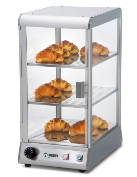 Vetrina calda - Cm 30 x 45 x 57 h