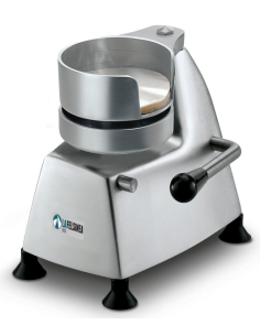 Manual hamburger press with 10 cm mould - Film holder tray