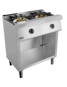 Cucina a gas - Vano aperto - N.2 fuochi - cm 80 x 57.5 x... 2