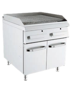 Griglia a gas - Doppia - Con vapore - cm 80 x 90 x 90 h 2