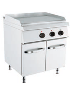 Fry superior eléctrico - Chrome de la placa rayada -...