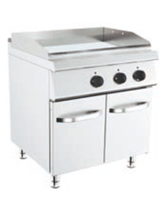 Fry top elettrico - Piastra liscia cromata - Dimensioni... 2