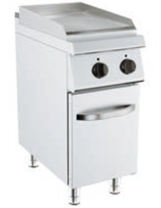 Fry top electric - Chrome striped plate - Dimensions cm...