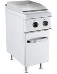 Fry top electric - Chrome smooth plate - Dimensions cm 40...