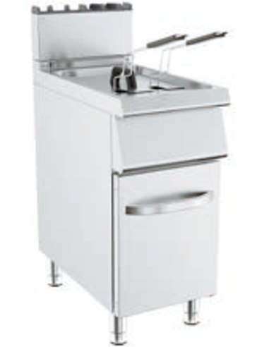 Friggitrice a gas - Capacità 15 lt - cm 40 x 73...