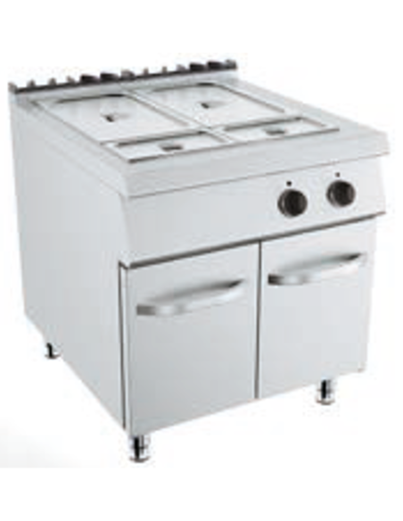 Bagnomaria elettrico - N. 2 x GN 1/1 + 2 x GN 1/3 - cm 80 x 90 x 90 h