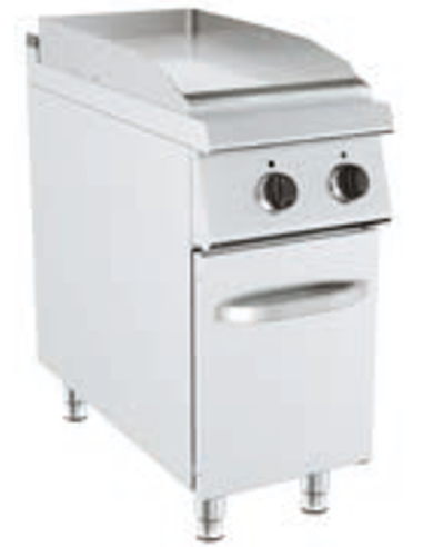 Fry top electric - Smooth plate - Dimensions cm...