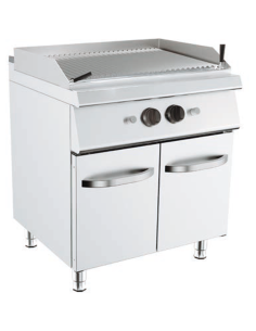 Gas grill - Two cooking areas - lava stone - cm 80 x 73 x...