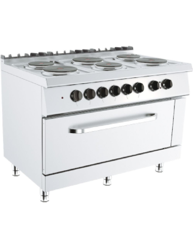 Cucina elettrica - Forno elettrico - N.6 fuochi...