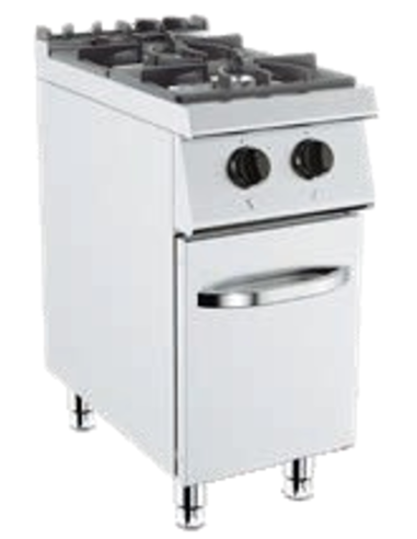Gas cooker - Vano con anta - N.2 fires - cm 40...