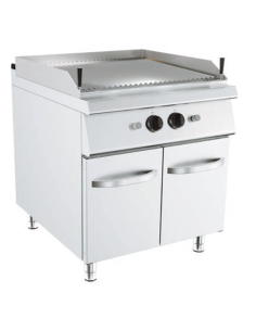 Gas grill - Two cooking areas - lava stone - cm 80 x 90 x...