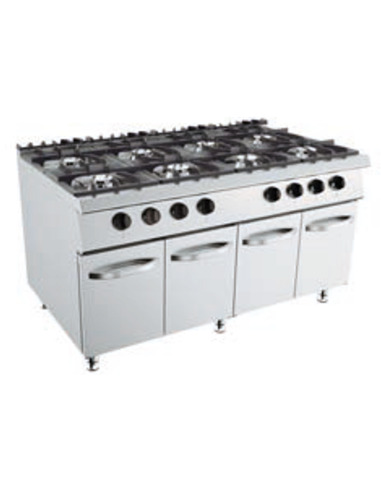 Gas cooker - Vans with doors - N.8 fires - cm...