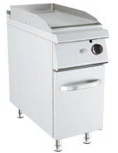 Gas en la parte superior - Placa rayada - Dimensiones cm...