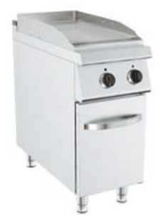 Fry top electric - Chrome striped plate - Dimensions cm...