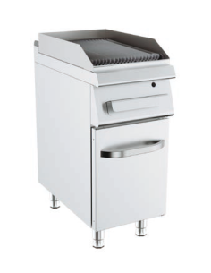 Gas grid - Single - With steam - cm 40 x 73 x 90 h 2