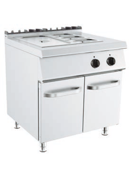 Bagnomaria elettrico - N. 1 x GN 1/1 + 1 x GN 1/2 + 1 x GN 1/4 - cm 80 x 73 x 90 h