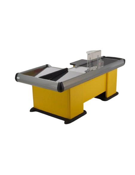 Motorized checkout counter - Double basin - cm 338 Motorized checkout counter - Double basin - cm 338